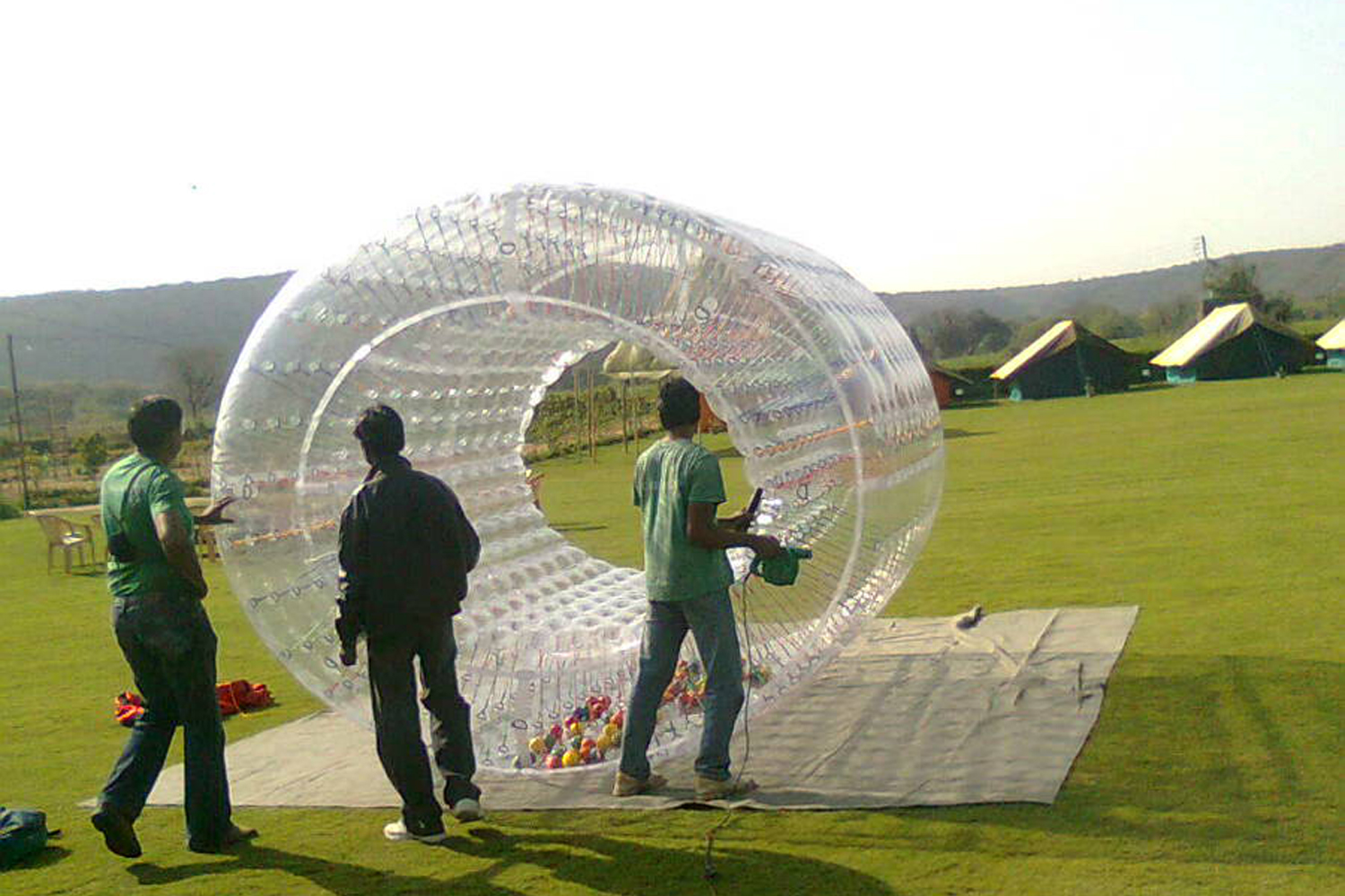 zorbing water roller manufacturing company in india